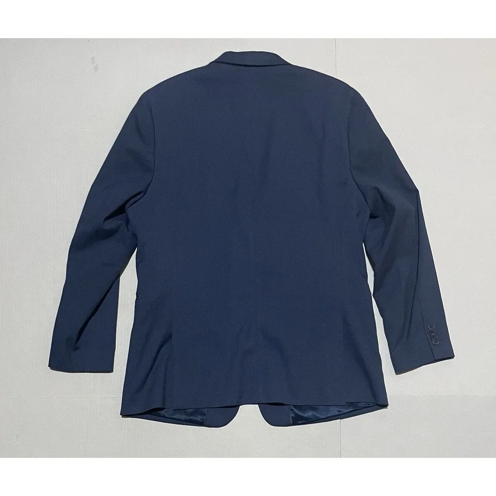 Banana Republic Tailored Fit Blazer Jacket Mens Size 44R Blue Sport Suit Coat